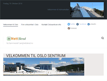 Tablet Screenshot of oslosentrum.info